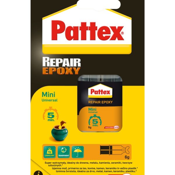 LJEPILO PATTEX UNI.DVOK EPOXY 6ML